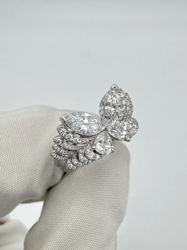 Graff Butterfly Diamond Ring (SIZE 53) RGR861 5