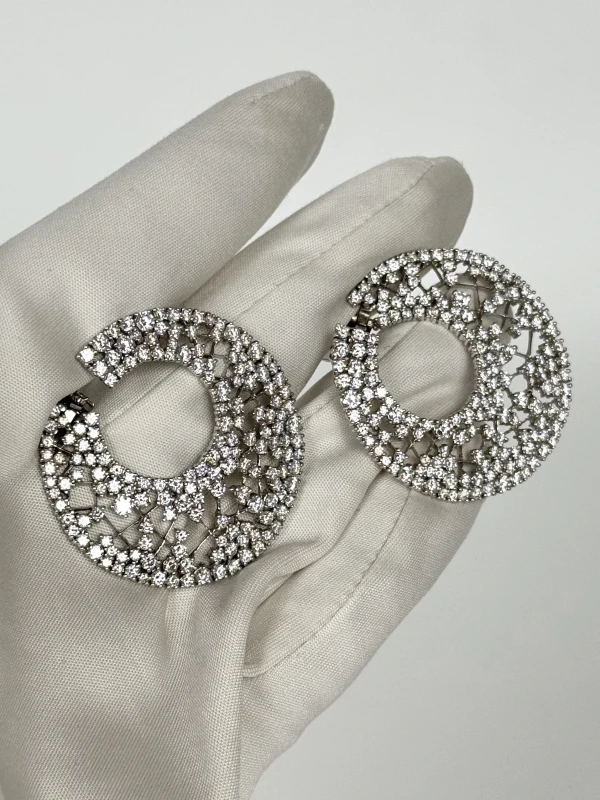 Crivelli ROUND DIAMOND 9.06 CT EARRINGS CRIVELLI 1021 4