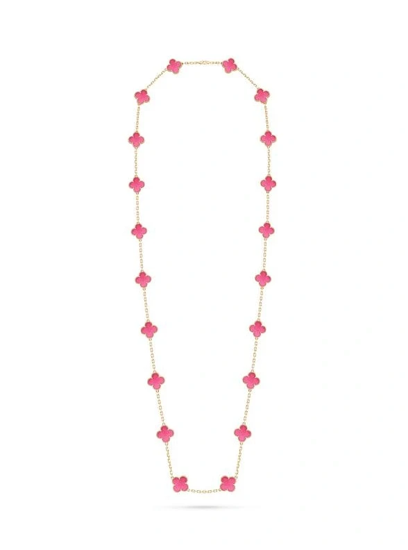 Van Cleef & Arpels Vintage Alhambra long necklace, 20 motifs VCARPQZG00 3