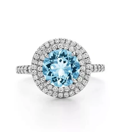 PARAIBA 1.62 CT RING (SIZE 52)
