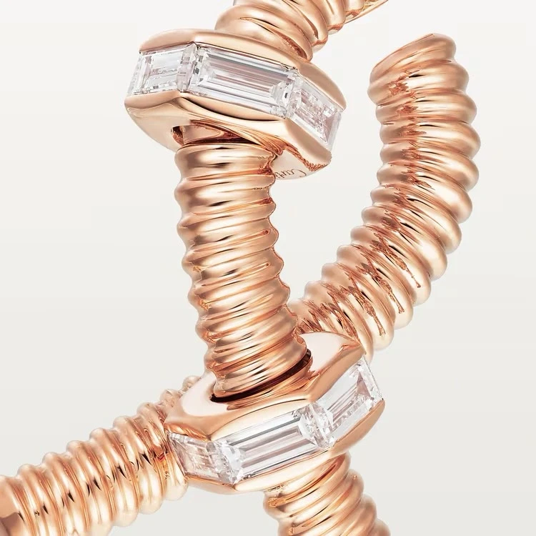 Cartier ECROU DE CARTIER SINGLE LEFT EARRING, DIAMONDS B8301434 5