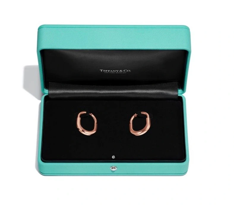 Tiffany & Co Tiffany Lock Earrings in Rose Gold, Medium 72342836 3