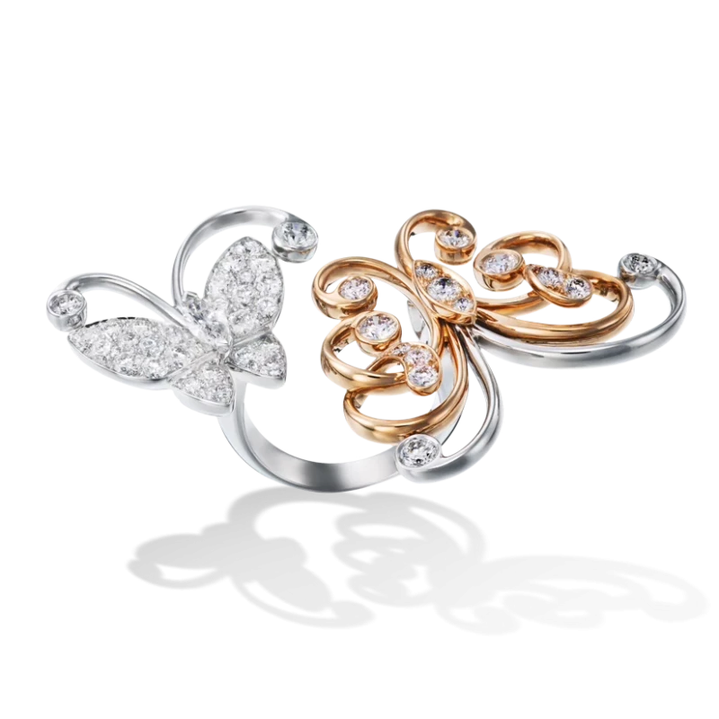 FLYING BUTTERFLY RING (SIZE 52)