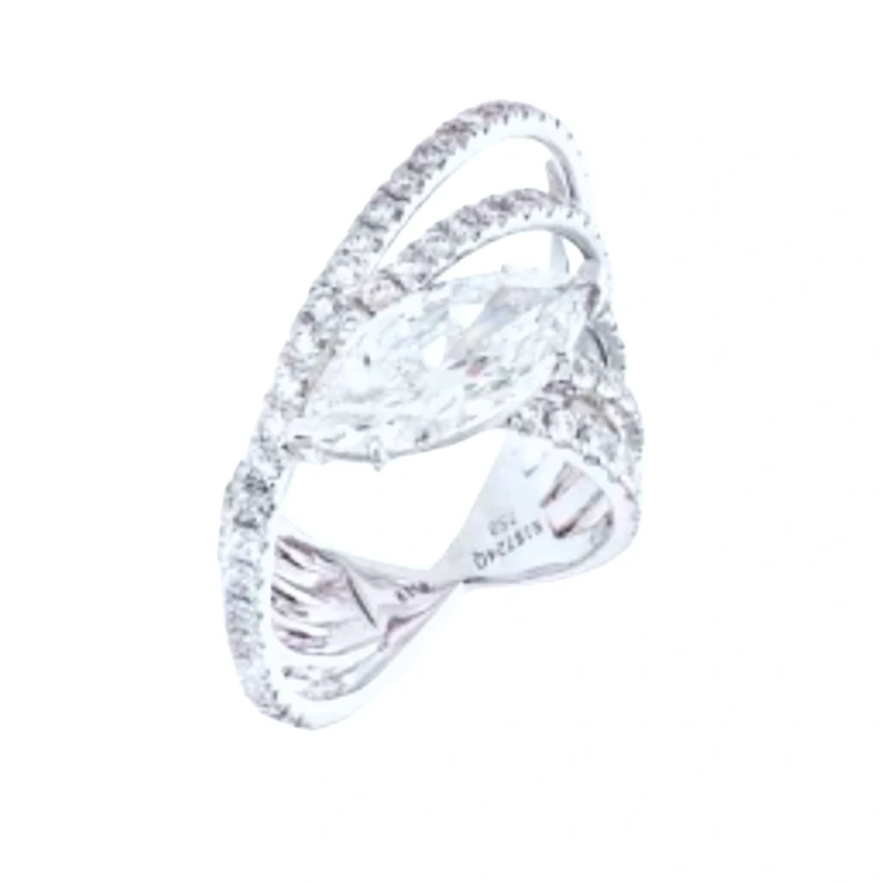 No name MARQUISE DIAMOND 4.19 CT H/I1 RING NN4.19CT 1