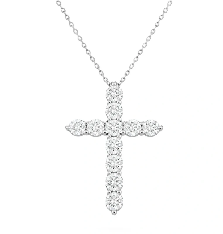 DIAMOND CROSS 1.05 CT FINE WHITE/VS