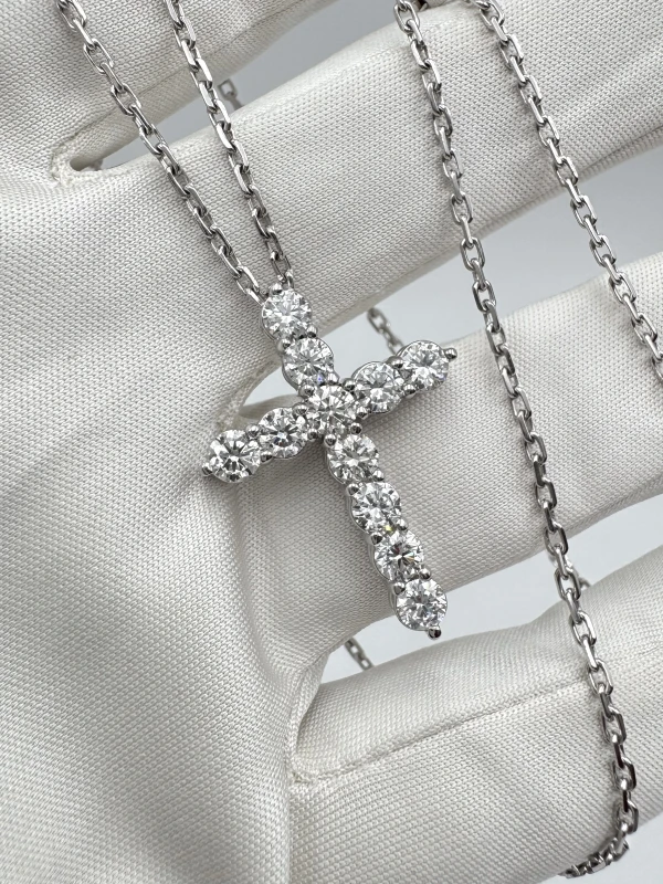 DeRosa DIAMOND CROSS 2.05 CT PENDANT (LARGE MODEL) C110248 3