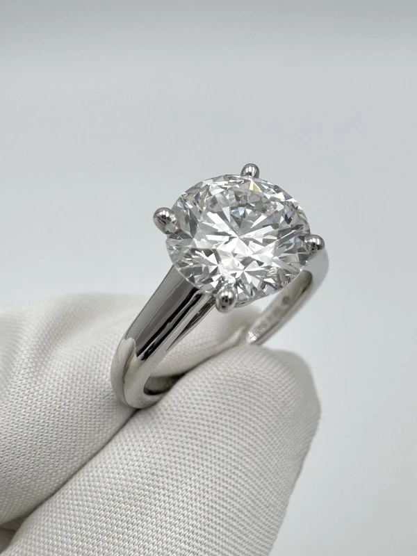 Cartier SOLITAIRE 1895 3.05 CT E/VVS2 RING (GIA) SIZE 52 N4807952 3