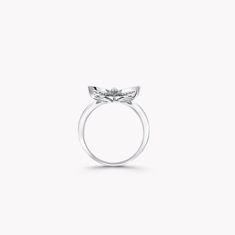 Graff PAVÉ BUTTERFLY DIAMOND SMALL RING (SIZE 52) RGR523 4