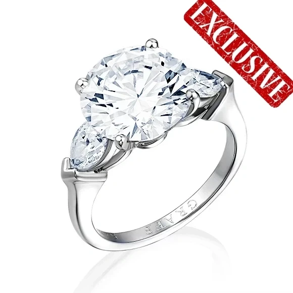 ROUND DIAMOND 5.02 CT F/VS2 RING (GIA)