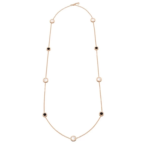 BVLGARI BVLGARI NECKLACE, MOTHER-OF-PEARL, ONYX