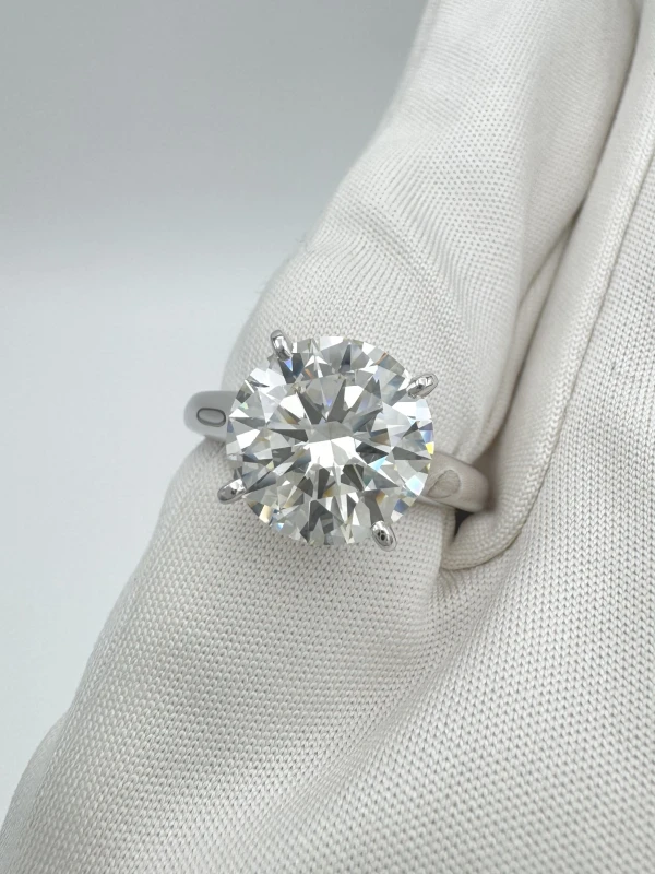 СЕРЬГИ NO NAME DIAMOND 4.06 CT L/VS2 RING 4.06 CT L/VS2 3