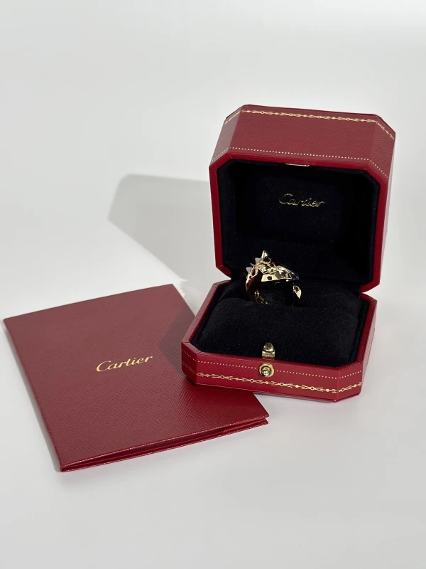 Cartier INDOMPTABLES DE CARTIER RING (SIZE 53) H4393253 6