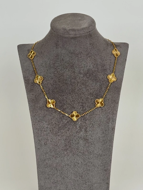 Van Cleef & Arpels VINTAGE ALHAMBRA NECKLACE, 10 MOTIFS VCARP3JJ00 2