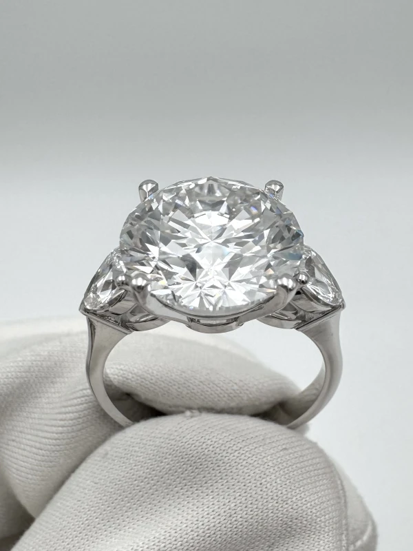 No name ROUND DIAMOND 5.39 CT E/VVS2 RING (GIA) NN5.39ct 4