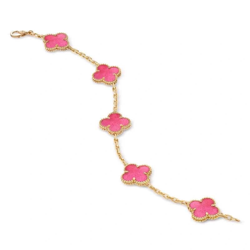 Van Cleef & Arpels Vintage Alhambra bracelet, 5 motifs VCARPQZI00 5