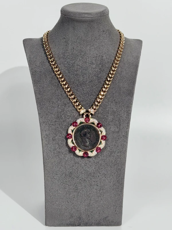 Bvlgari 'Monete' Antique Coin Limited Edition Necklace BVG Monete 3