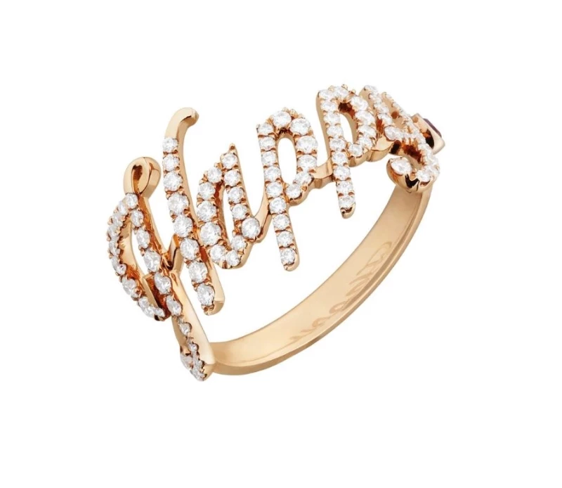 ROSE GOLD HAPPY RING