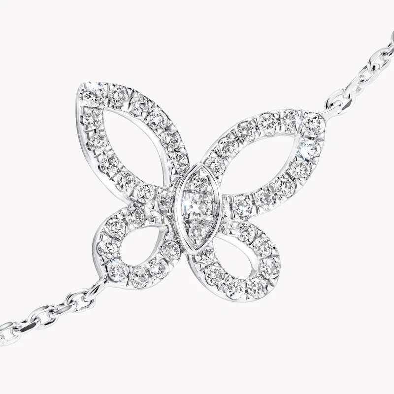 GRAFF MINI BUTTERFLY SILHOUETTE DIAMOND BRACELET RGB575 3