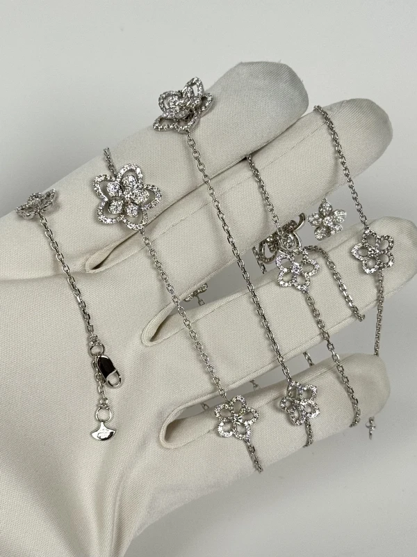 Graff Wild Flower Diamond Sautoir Necklace RGN718 6