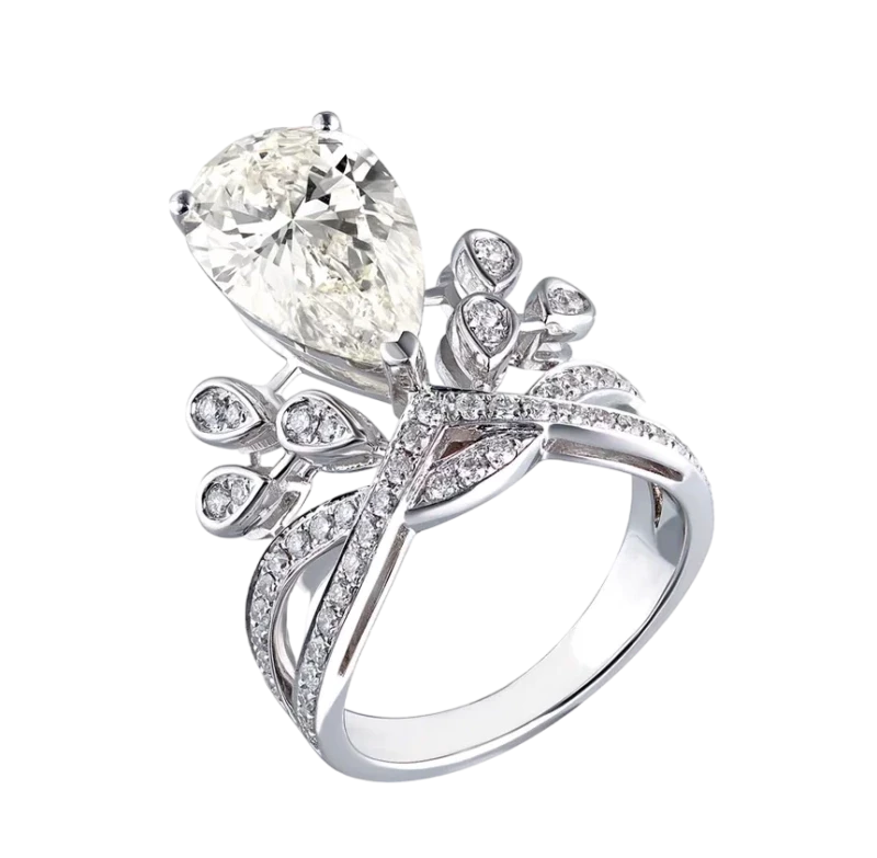 СЕРЬГИ NO NAME DIAMOND 4.01 CT L/VS2 RING (GIA) NN4.01CT