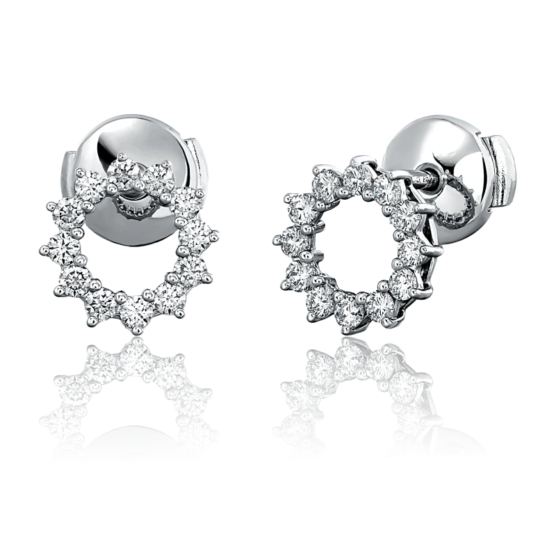 Open Circle Earrings