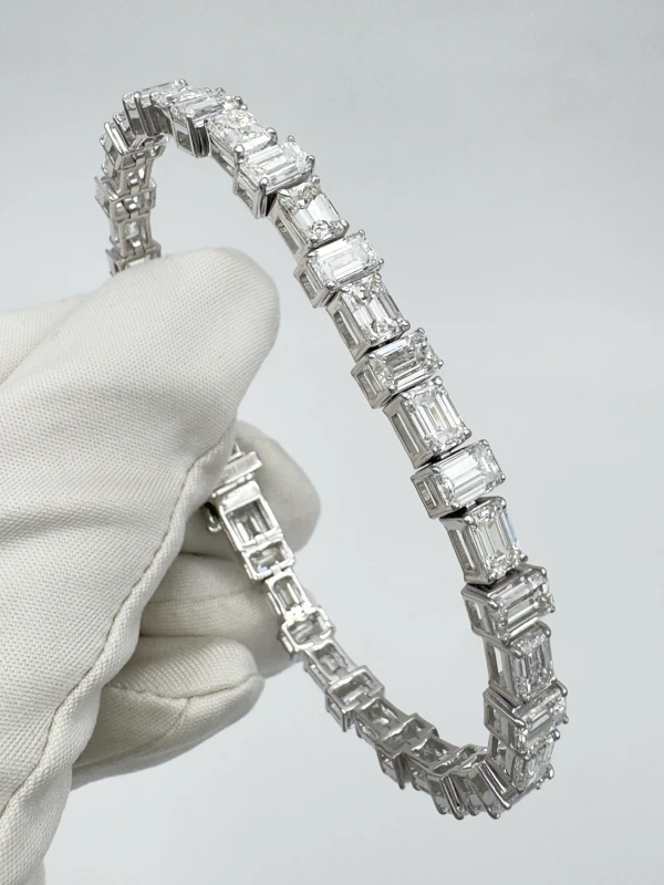 RalfDiamonds EMERALD DIAMONDS 15.22 CT BRACELET RFD15.22 CT 2