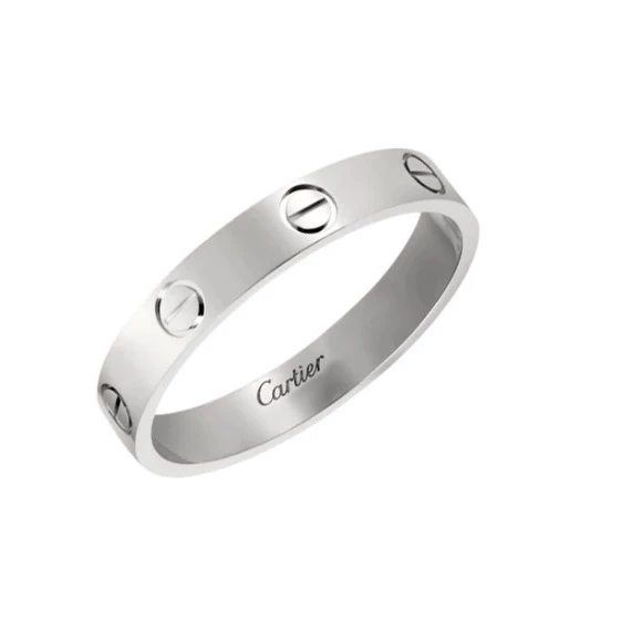 Cartier LOVE RING, WHITE GOLD B4085100