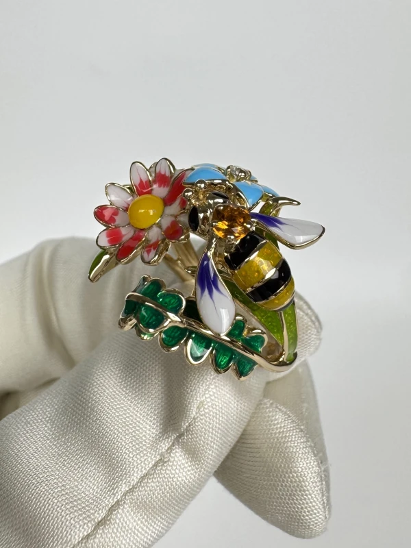 Dior DIORETTE FLOWER RING (SIZE 51) DIOR F 3