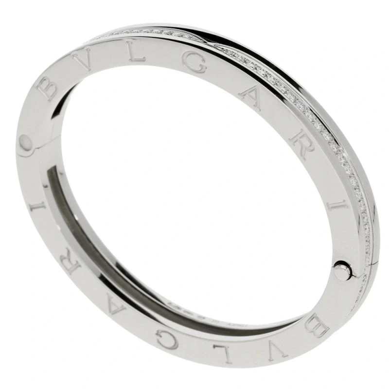 B.ZERO1 BANGLE 18K WG DIAMOND
