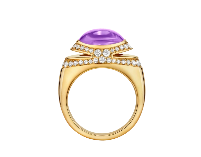 Bvlgari Cabochon Ring (SIZE 54) 362231 2