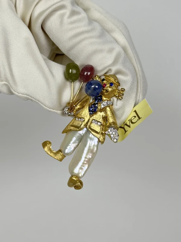 Yvel CLOWN BROOCH 111 3