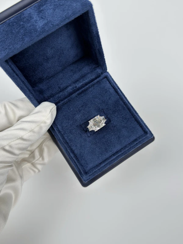 No name ASHER DIAMOND 6.28 CT H/VS2 RING (GIA) NN6.28H 6