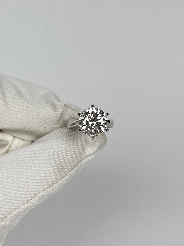 No name ROUND DIAMOND 5.10 CT J/VS1 RING (GIA) NN5.10J/VS1 2