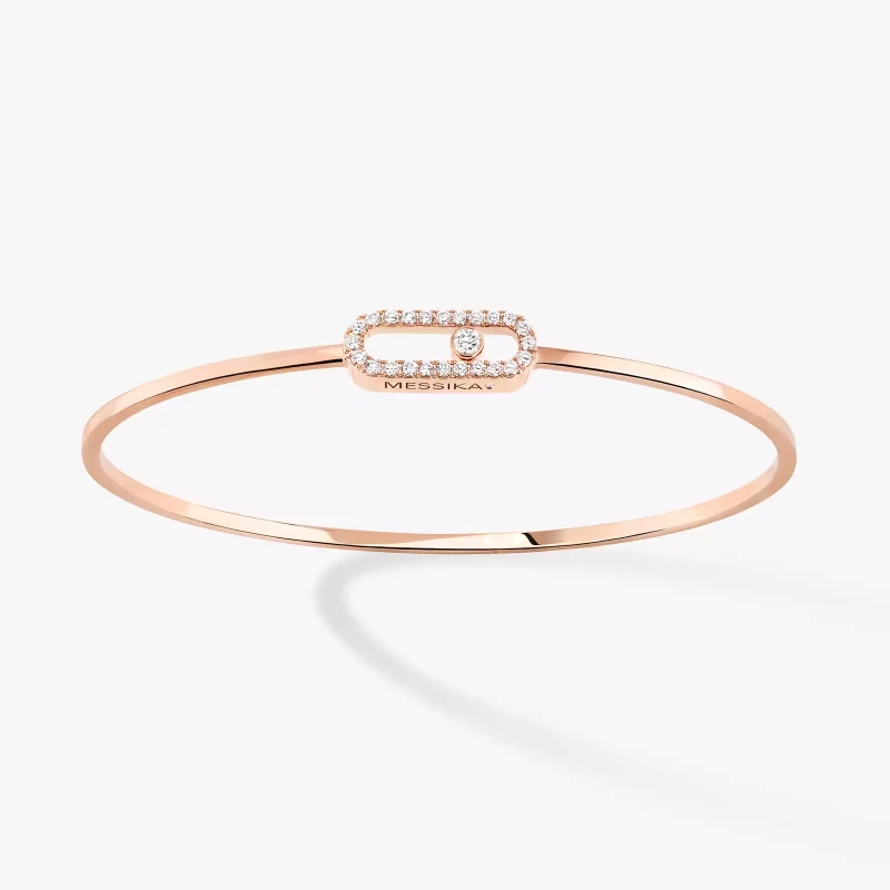 MESSIKA JONC FLEX MOVE UNO PAVÉ BRACELET 12057-PG 2