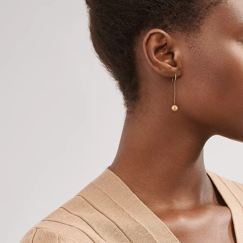Tiffany & Co Ball Hook Earrings in Yellow Gold 37955477 3