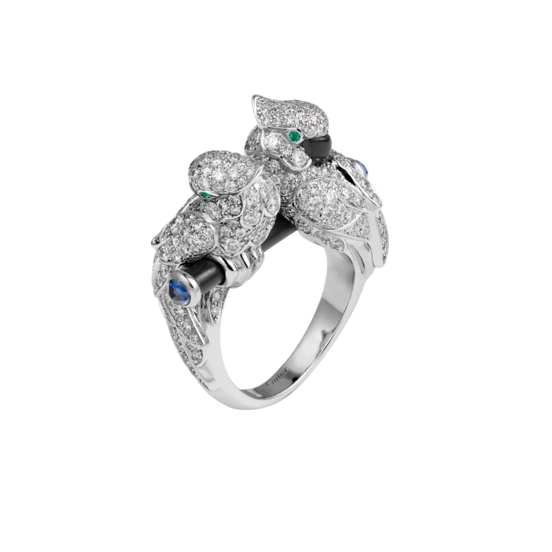 Cartier FAUNE ET FLORE DE CARTIER RING, PAVED (SIZE 52) N4251352 1