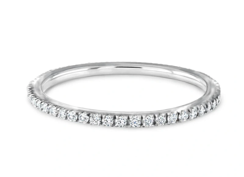 Tiffany & Co FULL ETERNITY RING IN PLATINUM WITH DIAMONDS (SIZE 52) 60003453 1