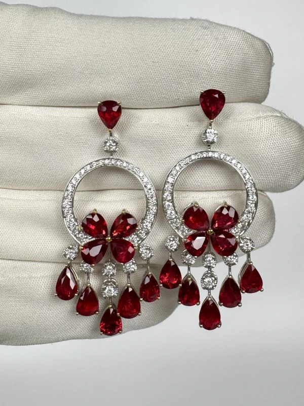 No name BUTTERFLY EARRINGS NN13.31CT 3
