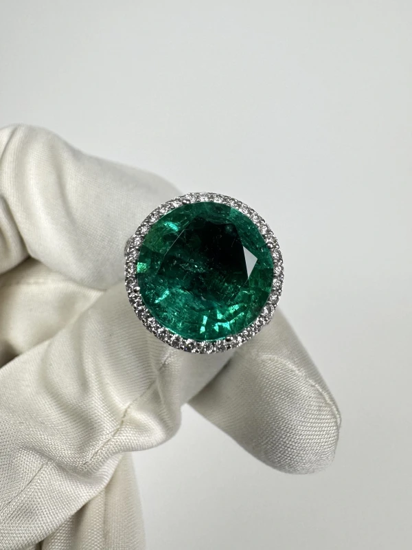 СЕРЬГИ NO NAME EMERALD 7.00 CT RING (SIZE 55) NN 7.00 CT 4