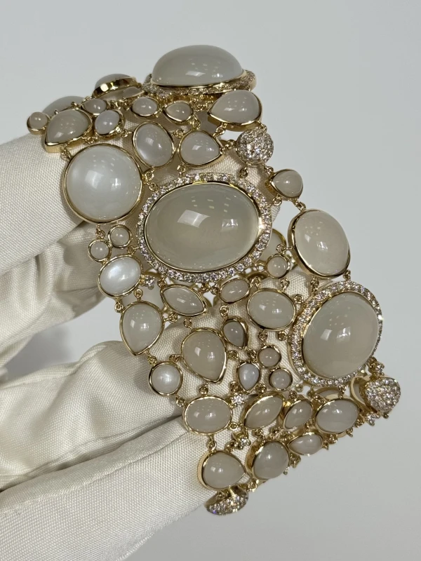 RalfDiamonds DIAMOND & MOONSTONE BRACELET NN4.75 2