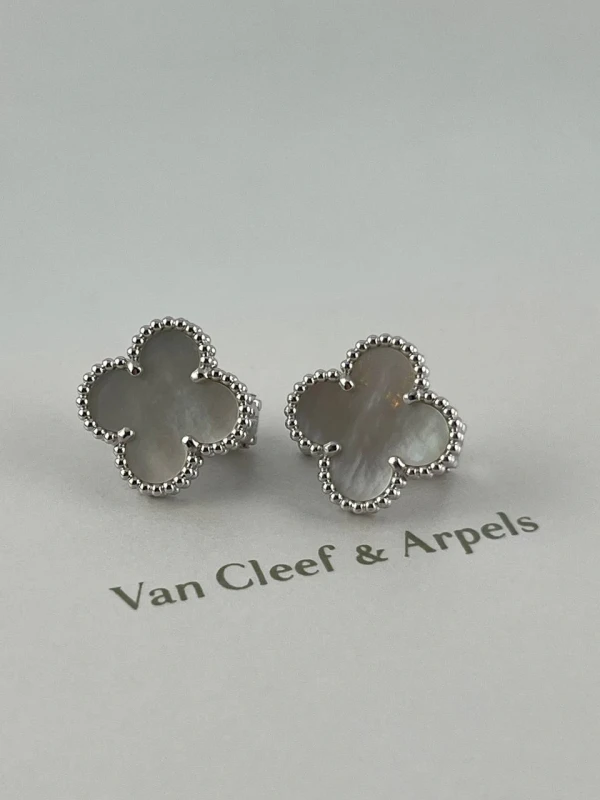 Van Cleef & Arpels VINTAGE ALHAMBRA EARRINGS VCARF48600 6