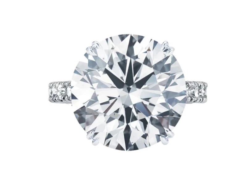 Round diamond 20.81 ct E VS1 GIA