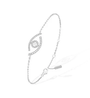Messika LUCKY EYE DIAMOND PAVE BRACELET 10035-WG 1