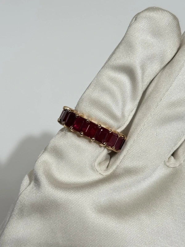 VERDI JEWELLERY ETERNITY RING, RUBIES 9.47 CT A22M 3