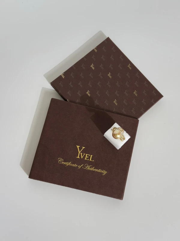 Yvel КОЛЬЦО С ЖЕМЧУГОМ R-56-BRQ-GOY 4