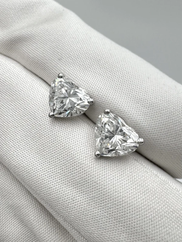 No name HEART DIAMOND 2.01-2.00 CT G/VS1 EARRINGS (GIA) 2275 2.01-2.00 CT 5