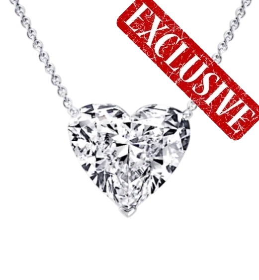 HEART DIAMOND 10.09 CT F/VS2 PENDANT (GIA)