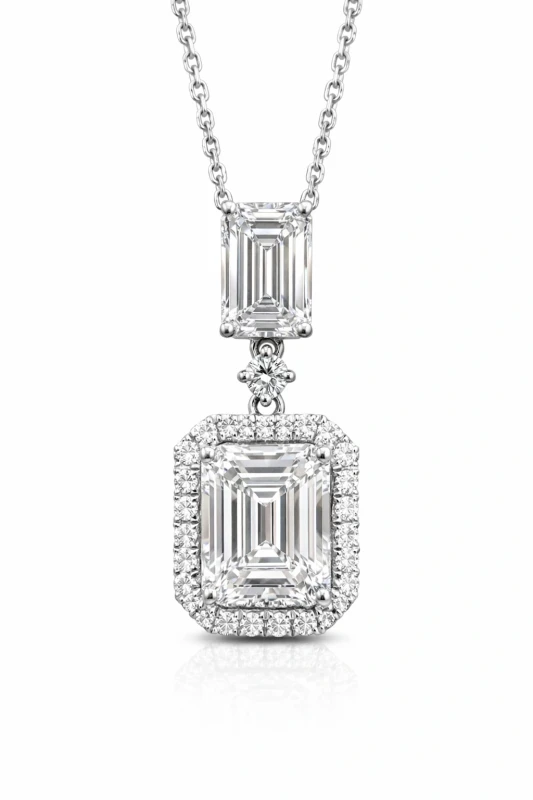No name EMERALD DIAMOND 2.03 CT E/VVS1 PENDANT (GIA) 251924 1