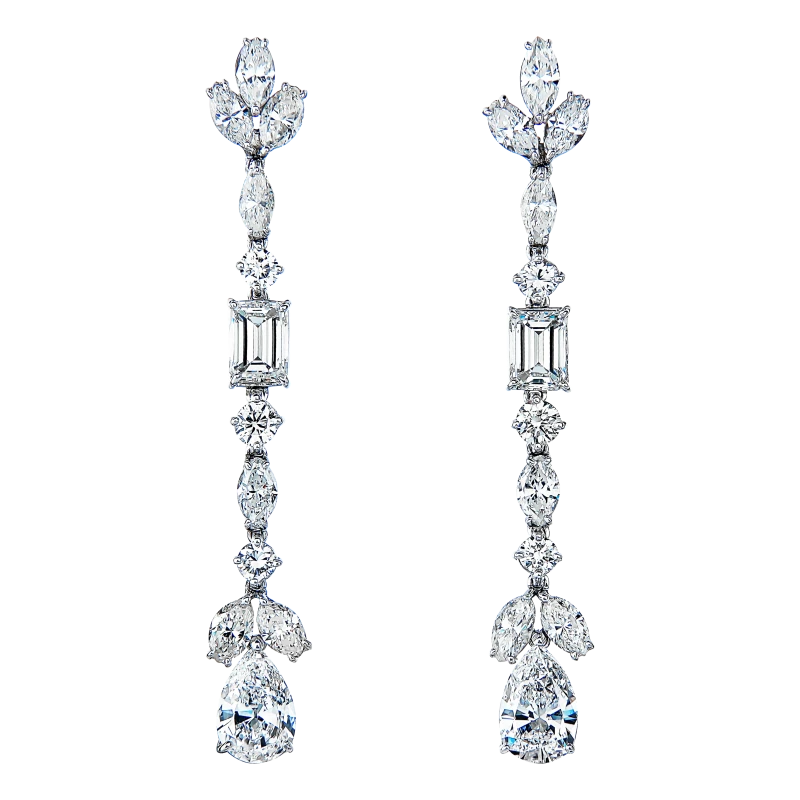 MIXCUT DIAMONDS 8.62 CT EARRINGS