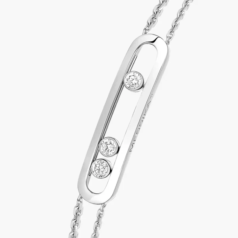 MESSIKA BRACELET DIAMANT OR BLANC MOVE CLASSIQUE 03996-WG 3